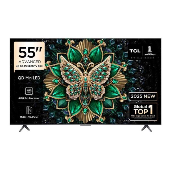 מסך טלוויזיה 55C6K - TCL 55" Mini UHD QD-Mini Led