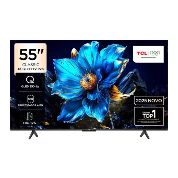 מסך טלוויזיה 55P7K - TCL 55" QD UHD QLED 60Hz P7