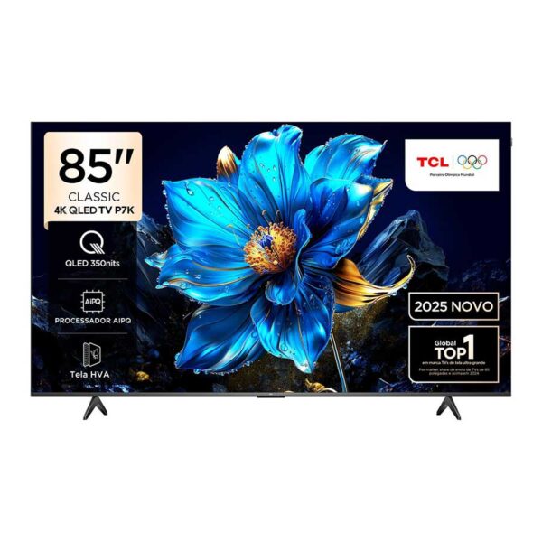 מסך טלוויזיה 85P7K - TCL 85" QD UHD QLED 60Hz P7