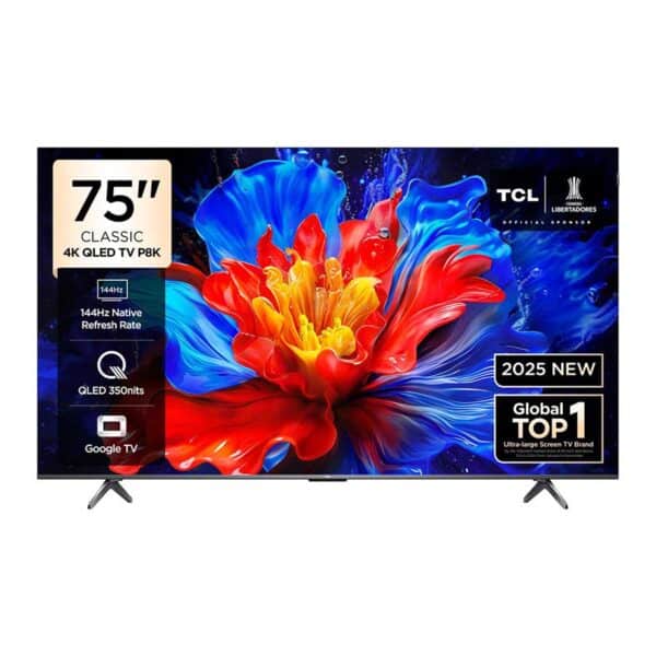 מסך טלוויזיה 75P8K - TCL 75" QD UHD 144 Native QLED P8