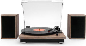 מערכת פטיפון עם רמקולים VICTROLA MANTAUK
