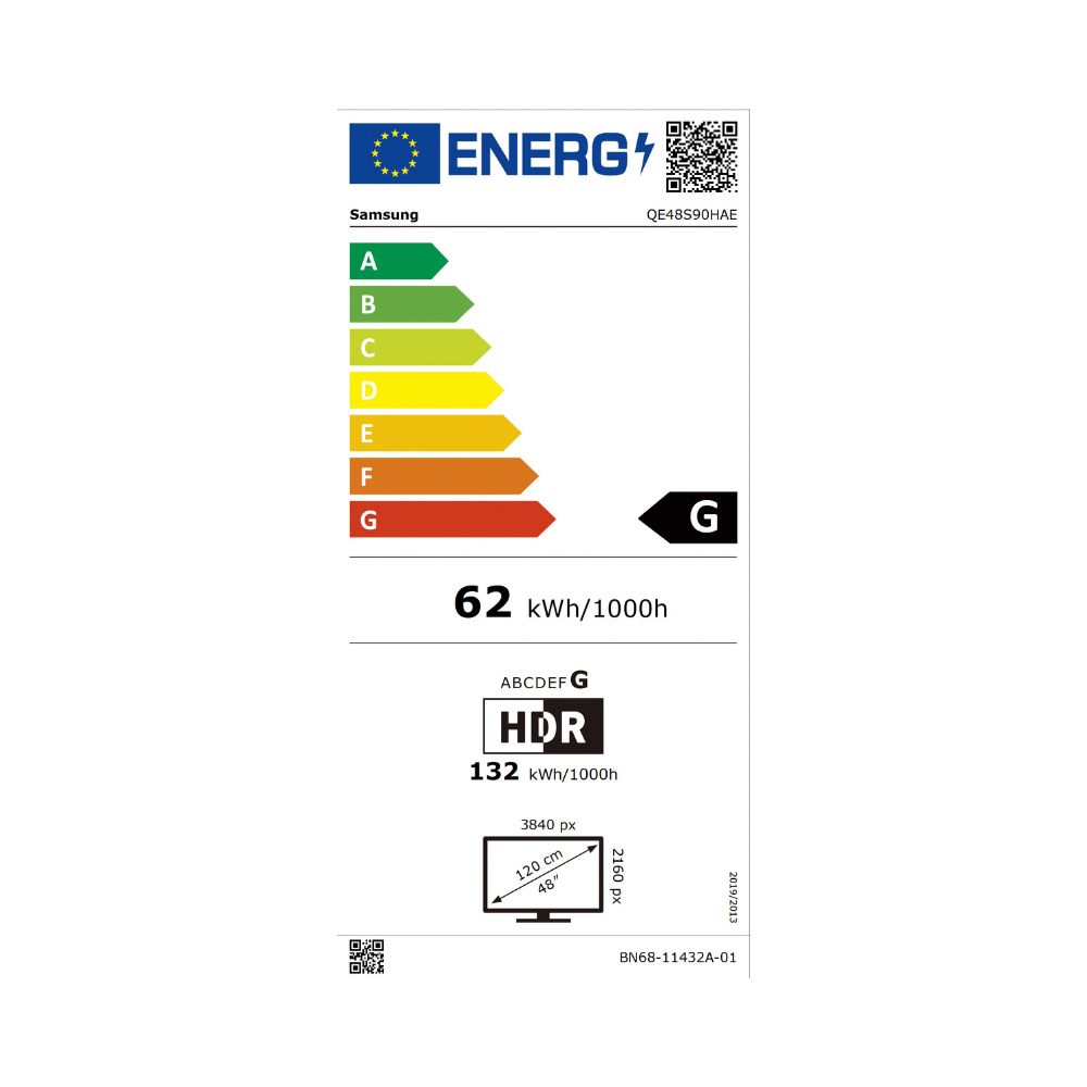 טלוויזיה חכמה סמסונג 48″ OLED 4K QE48S90HAEXIL QE48S90HAEXIL