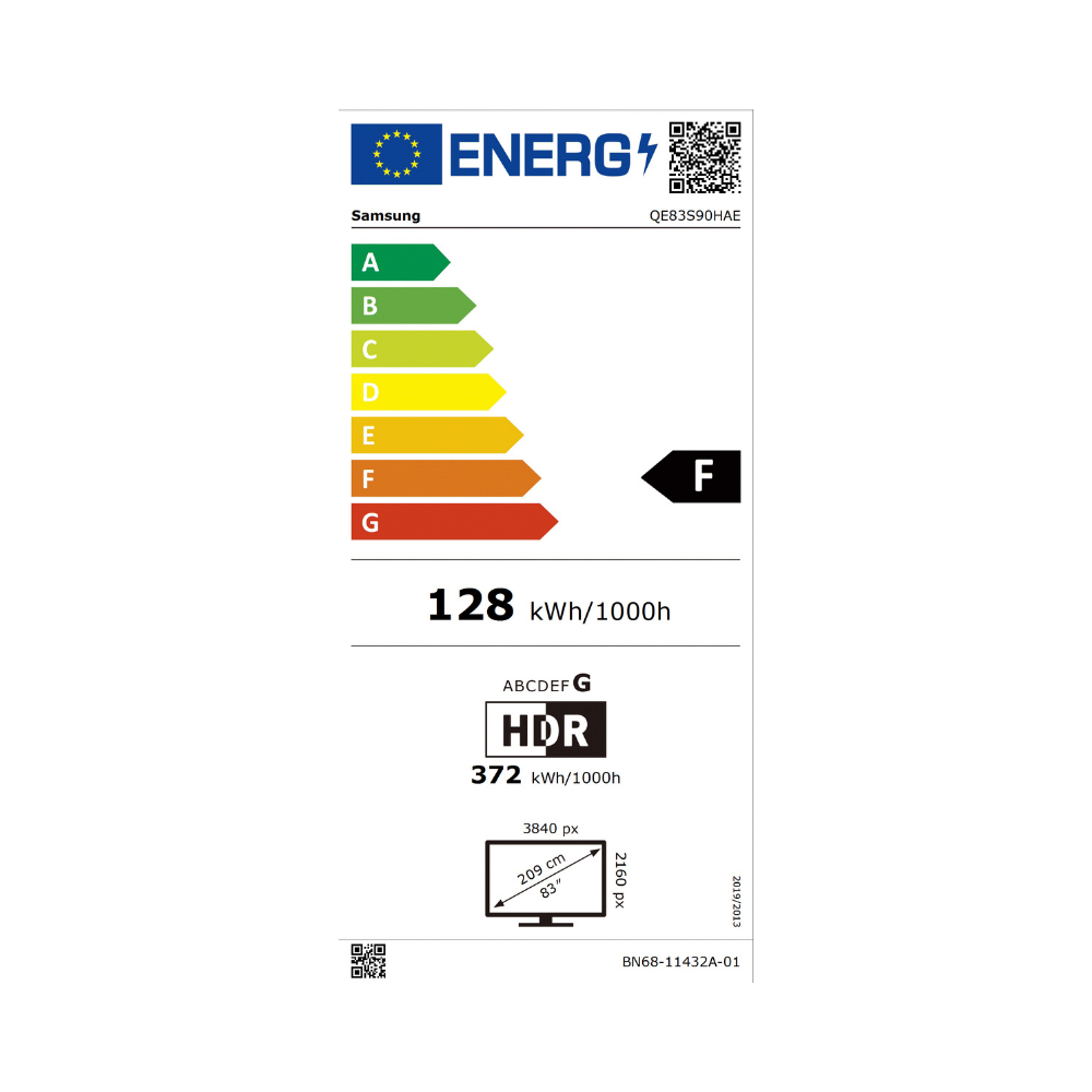 טלוויזיה חכמה סמסונג 83″ OLED 4K QE83S90HAEXIL QE83S90HAEXIL